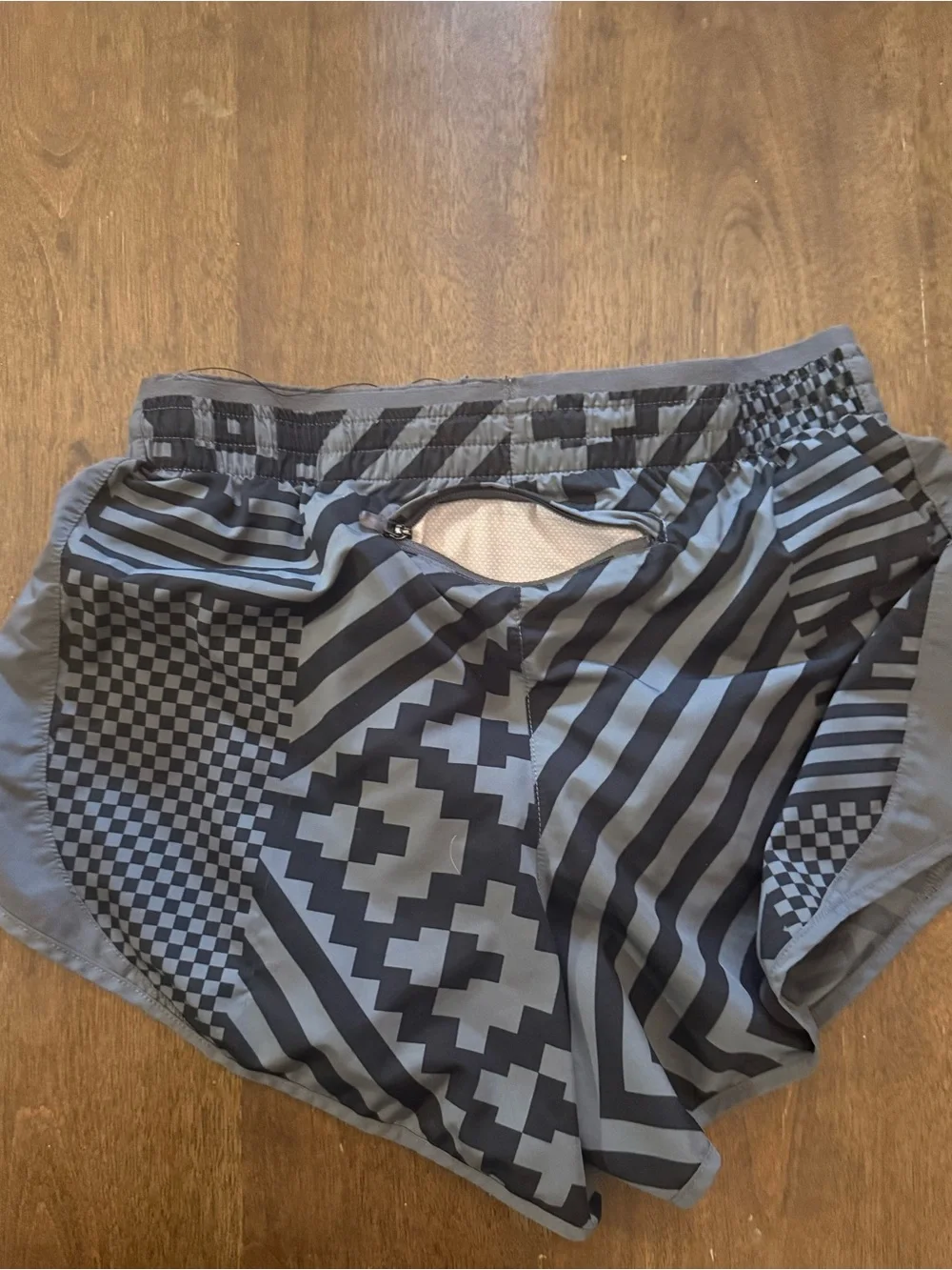Nike Dri-FIT Geometric Print Running Shorts Size x Small